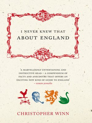 cover image of I Never Knew That About England